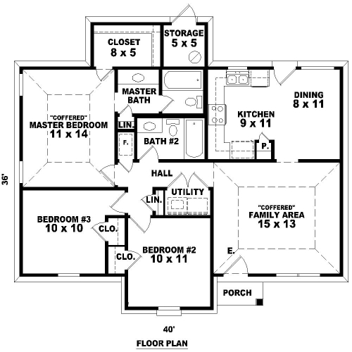8109 - 3 Bedrooms and 2.5 Baths | The House Designers - 8109